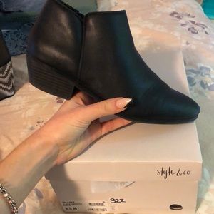BRAND NEW leather booties!